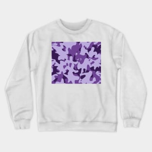 army camouflage purple Crewneck Sweatshirt